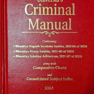 Criminal Manual Universal - 2024 ISBN-978-8119403769